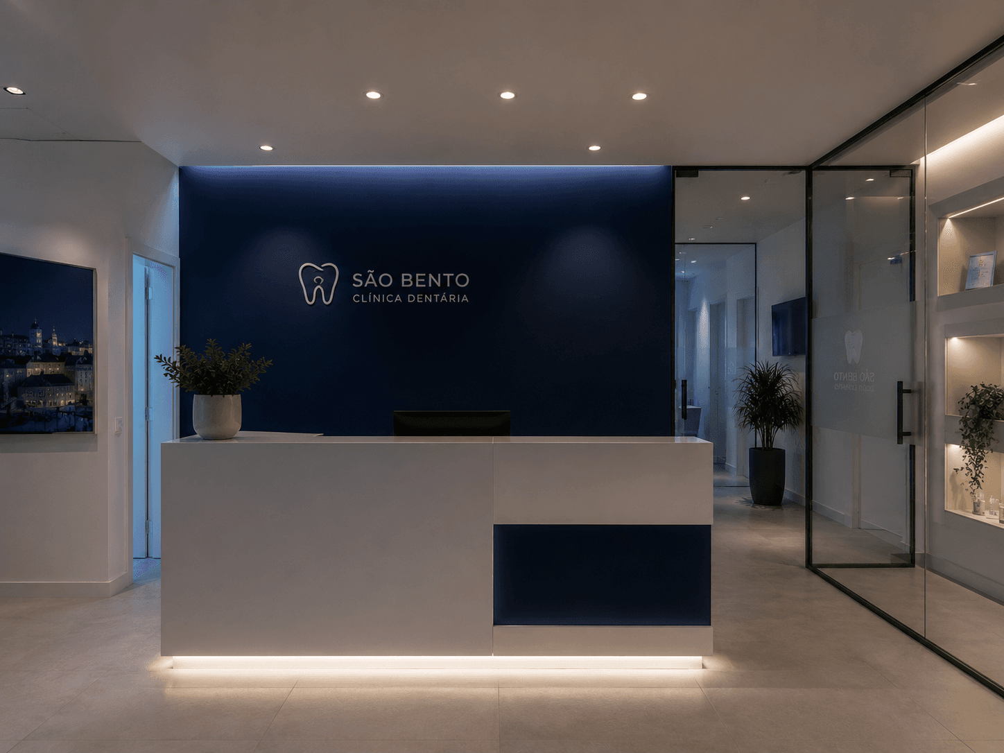 Clínica dentária moderna